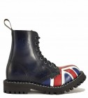 Botas Steel 8 Ojales Bandera Británica 