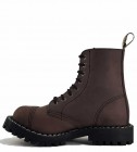 Botas Steel 8 Ojales Marrón
