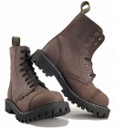 Botas Steel 8 Ojales Marrón