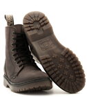 Botas Steel 8 Ojales Marrón No Cap