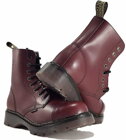 Botas Steel 8 Ojales Burdeos Air