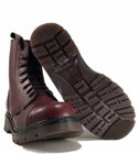 Botas Steel 8 Ojales Burdeos Air