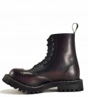 Botas Steel 8 Ojales Burdeos Envejecido