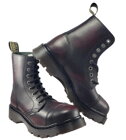 Botas Steel 8 Ojales Burdeos Envejecido Air
