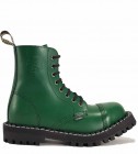 Botas Steel 8 Ojales Verde