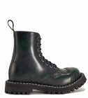 Botas Steel 8 Ojales Verde Envejecido