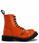 Botas Steel 8 Ojales Naranjas