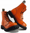 Botas Steel 8 Ojales Naranjas