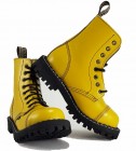 Botas Steel 8 Ojales Amarillo