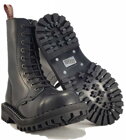 Botas Steel 10 Ojales Negro Vegano