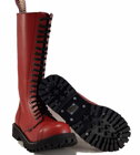 Botas Steel 20 Ojales Rojo