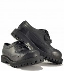 Zapatos Steel 4 Ojales Alcapone Negro