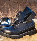 Zapatos Steel 4 Ojales Alcapone Negro
