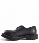Zapatos Steel 3 Ojales Negro