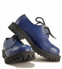 Zapatos Steel 3 Ojales Azul