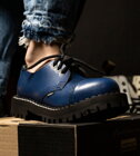 Zapatos Steel 3 Ojales Azul