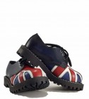 Zapatos Steel 3 Ojales Bandera Británica