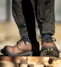 Zapatos Steel 3 Ojales Marrón