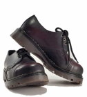Zapatos Steel 3 Ojales Burdeos Envejecido Air
