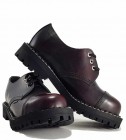 Zapatos Steel 3 Ojales Burdeos Envejecido