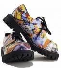 Zapatos Steel 3 Ojales Graffiti