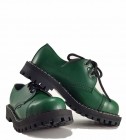 Zapatos Steel 3 Ojales Verde