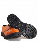 Zapatos Steel 3 Ojales Naranja