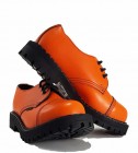 Zapatos Steel 3 Ojales Naranja