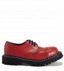Zapatos Steel 3 Ojales Rojo