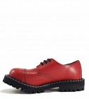 Zapatos Steel 3 Ojales Rojo