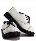 Zapatos Steel 3 Ojales Blanco
