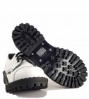 Zapatos Steel 3 Ojales Blanco