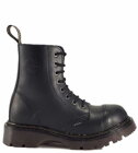 Botas Steel 8 Ojales Negro Air