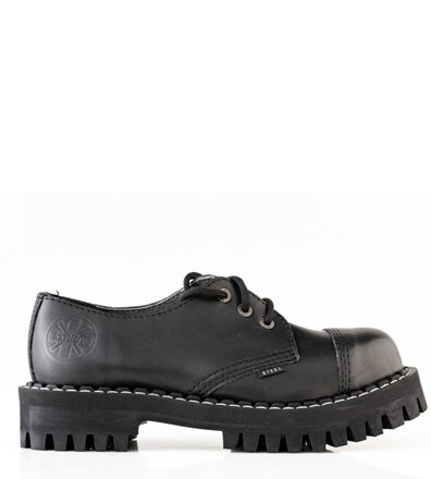 Zapatos Steel 3 Ojales Negro Monster