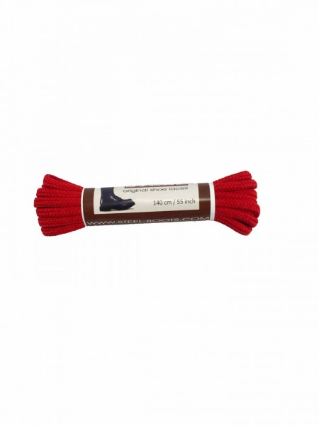 Cordones Steel 140 cm Rojos