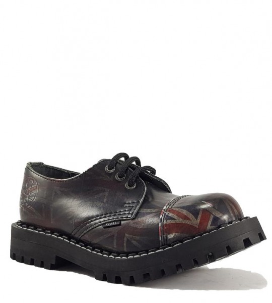 Zapatos Steel 3 Ojales UK Rub Off
