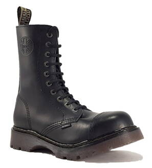 Botas Steel 10 Ojales Negro  Air