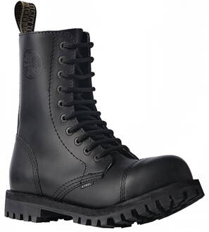 Botas Steel 10 Ojales Negro BO