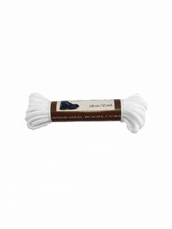 Cordones Steel 140 cm Blancos