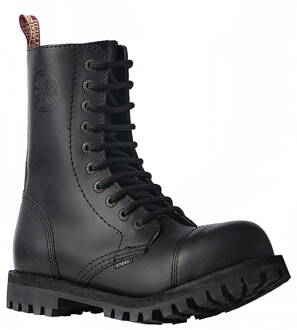 Botas Steel 10 Ojales Negro BO