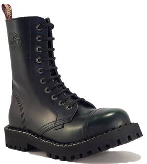 Botas Steel 10 Ojales Verde Envejecido
