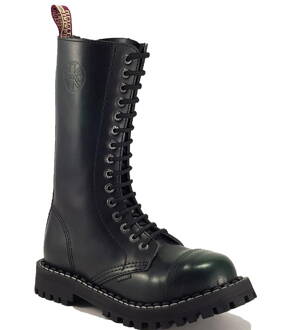 Botas Steel 15 Ojales Verde Envejecido