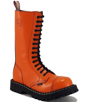 Botas Steel 15 Ojales Naranja