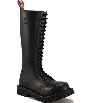 Botas Steel 20 Ojales Negro