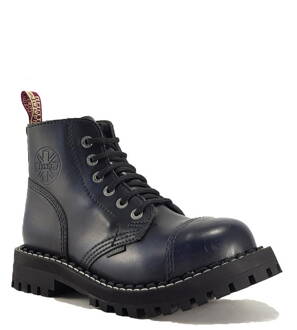 Botas Steel 6 Ojales Azul Envejecido