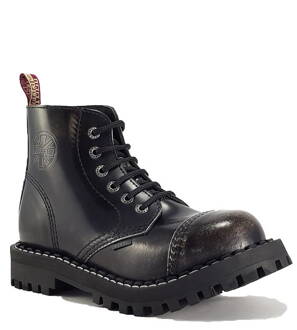 Botas Steel 6 Ojales Blanco Envejecido