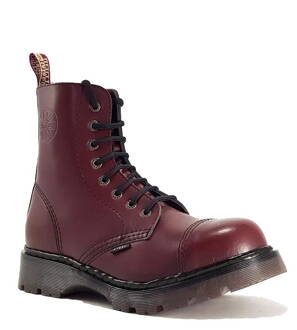 Botas Steel 8 Ojales Burdeos Air