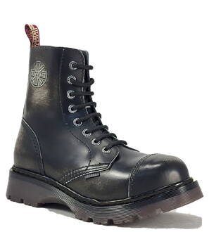 Botas Steel 8 Ojales Blanco Envejecido Air