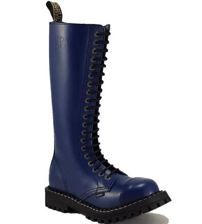 Botas Steel 20 Ojales Azul