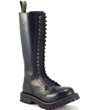 Botas Steel 20 Ojales Verde Envejecido